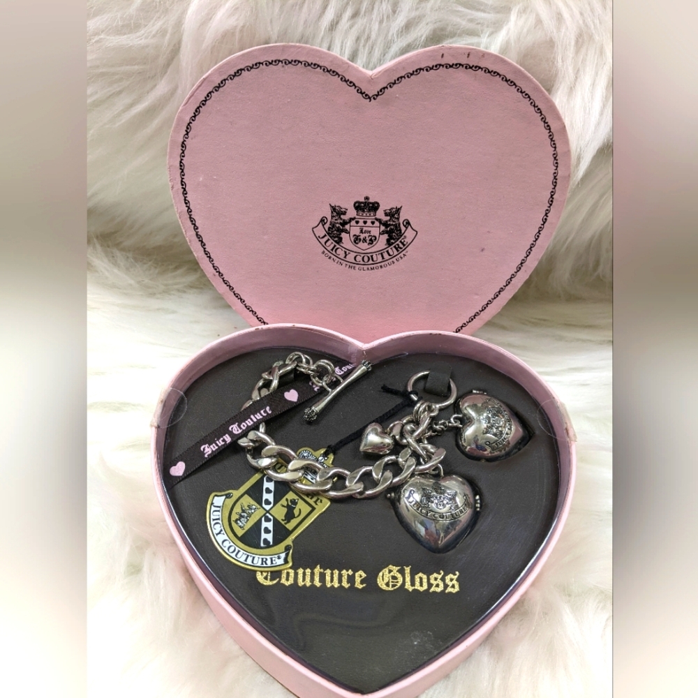 Juicy Couture Silver Charm Bracelet - Picture 1 of 6